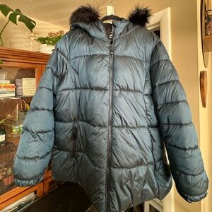 winter sporty plus size coat